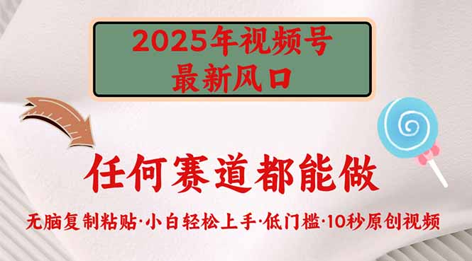 2025年视频号新风口，低门槛只需要无脑执行-游戏体验馆